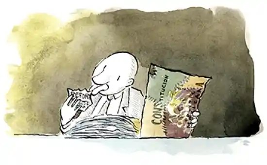 Tapar la Constitución con un sello